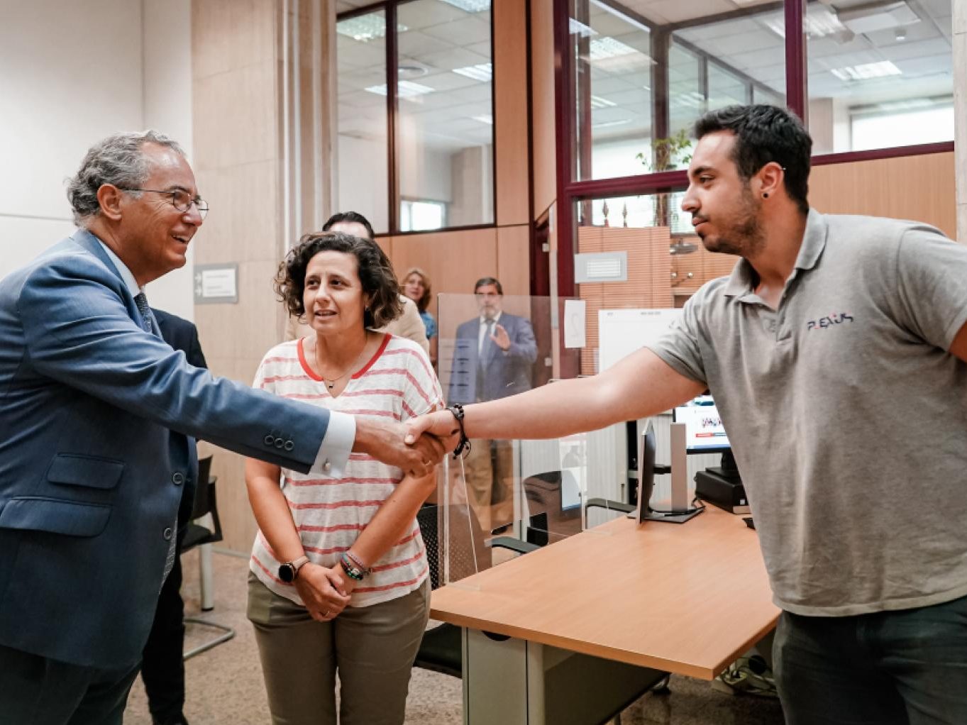 Representantes de Plexus Tech y de la Comunidad de Madrid dieron el pistoletazo de salida al nuevo sistema.
