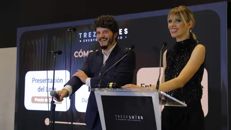 Xose Antonio Touriñán y María Mera fueron los presentadores de la gala.