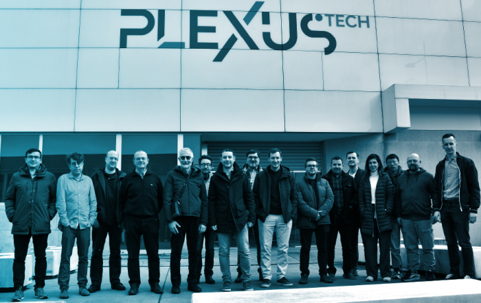 Asistentes al Plenary Meeting de Accordion celebrado en la sede de Plexus Tech en Santiago de Compostela.