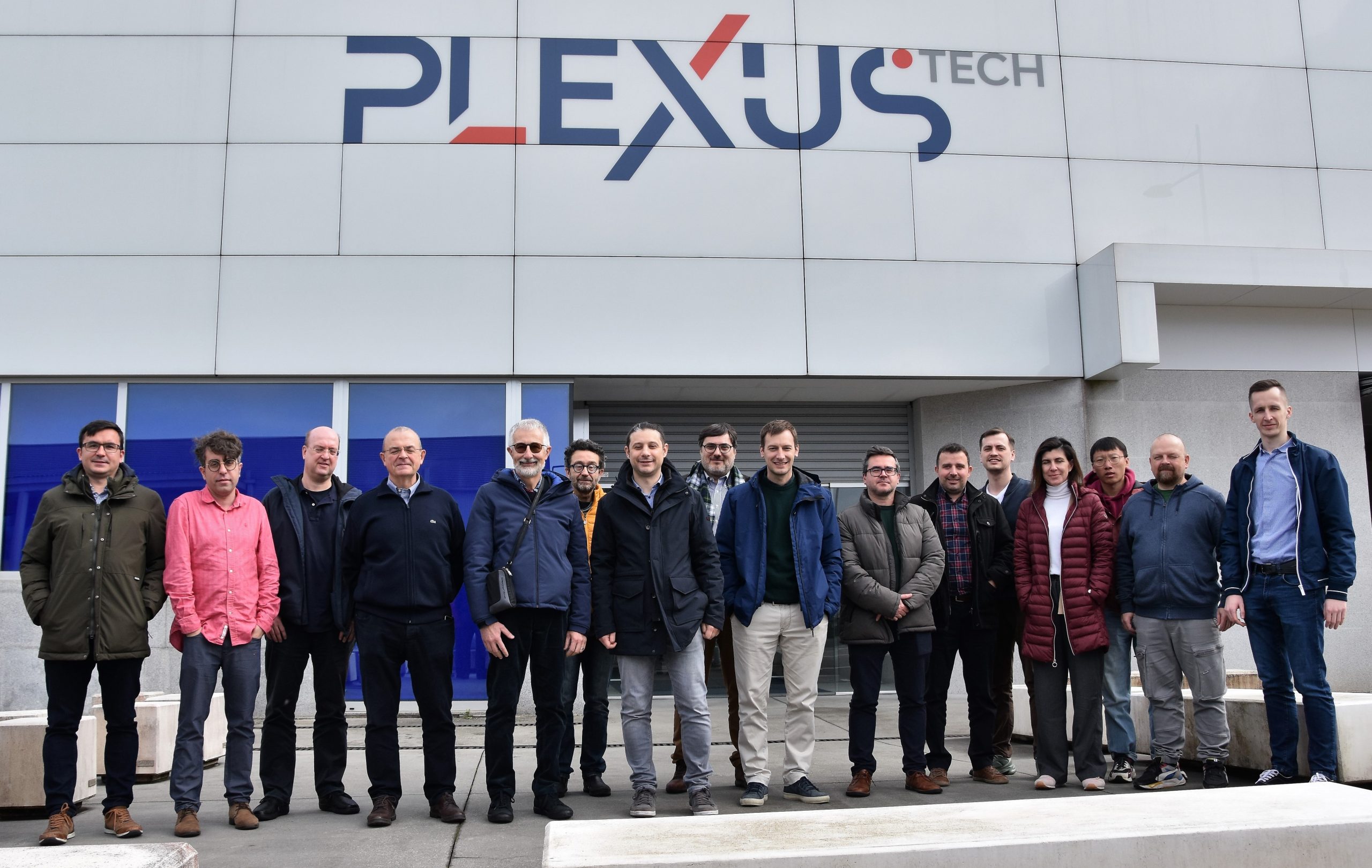 Asistentes al Plenary Meeting de Accordion celebrado en la sede de Plexus Tech en Santiago de Compostela.