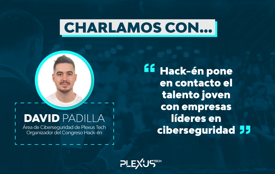 David Padilla, organizador del congreso Hack-én sobre ciberseguridad de Jaén.