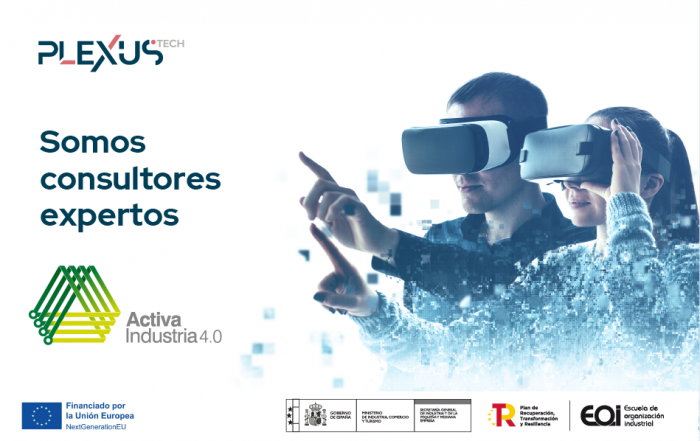 Somos consultores expertos Logos de financiado por la Union Europea Nex Generación EU, Secreteria general de la Industria y de la Pequeña y Mediana Empresa, plan de recuperación trasformación y resiliencia y escuela de organización industrial
