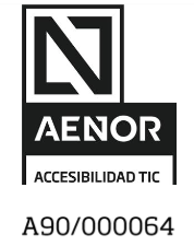 Aenor
Accesibilidad Tic
A90/000064