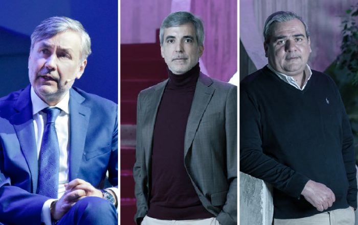 Antonio Agrasar, fundador y CEO de Plexus Tech, con Hugo Pinto y Andro Moreira, socios de Bi4ALL.