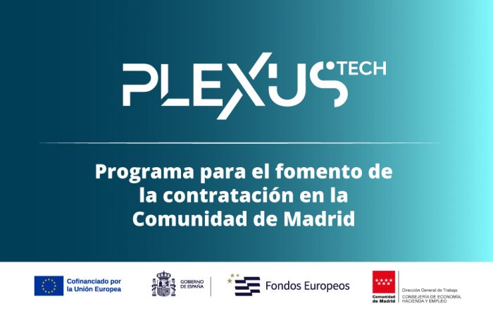De la mano de la Comunidad de Madrid, fomentamos la contratación estable de talento joven.