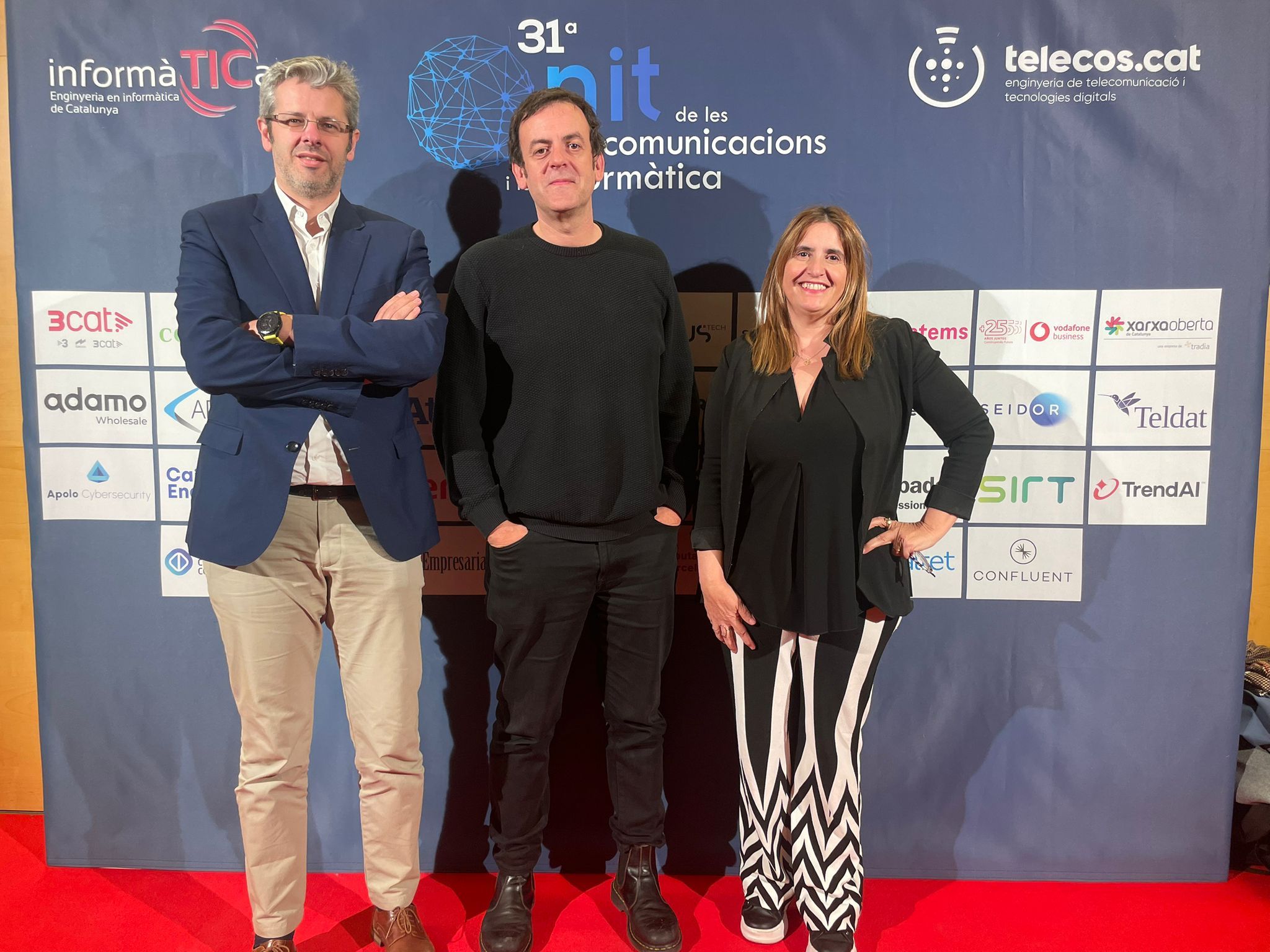 Cristóbal Ramos, socio-director de Negocio de Plexus Tech; Ramón Bueno, director de Delivery en Plexus; y Anna Jolis, directora de Negocio en Plexus; presentes en el evento.