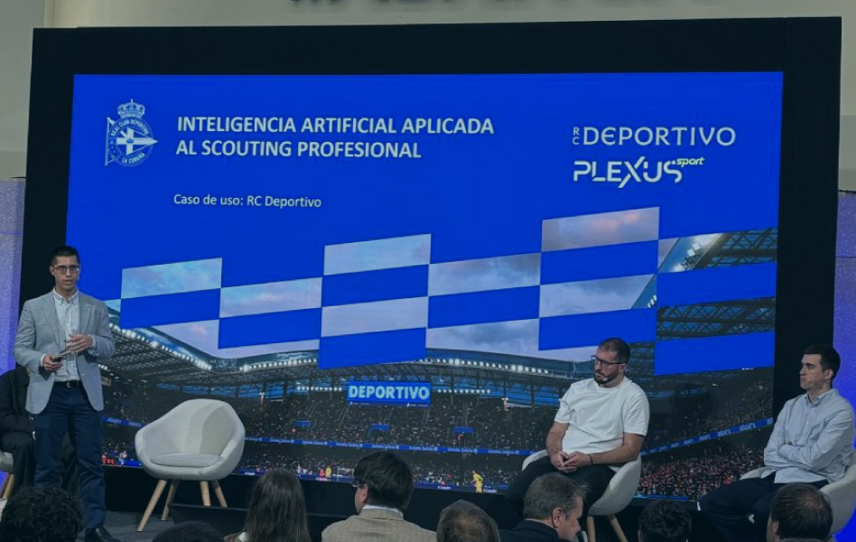 Plexus Sport aplica tecnología avanzada en el área deportiva del RC Deportivo, una colaboración que fue presentada por Sergio Luengo, doctor en IA y Lead Data Scientist en Plexus Sport.