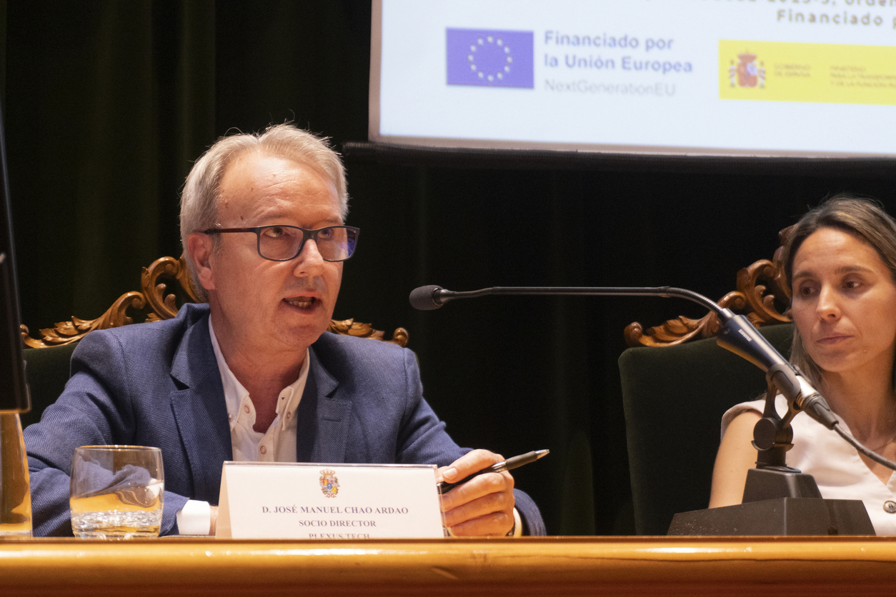 José Manuel Chao, socio-director de Plexus Tech y codirector de la Cátedra, presentó los resultados de este primer año del proyecto.