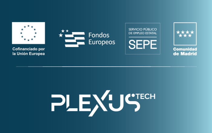 Plexus Tech impulsa la contratación estable de talento joven con el programa de la Comunidad de Madrid y con la financiación de la Unión Europea y el SEPE.